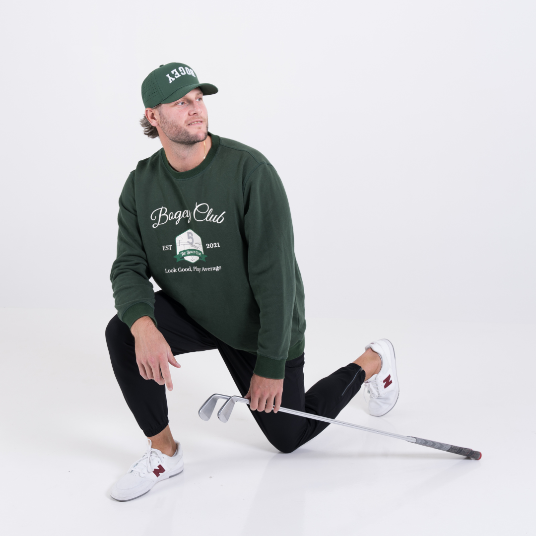 Bogey Green Crewneck