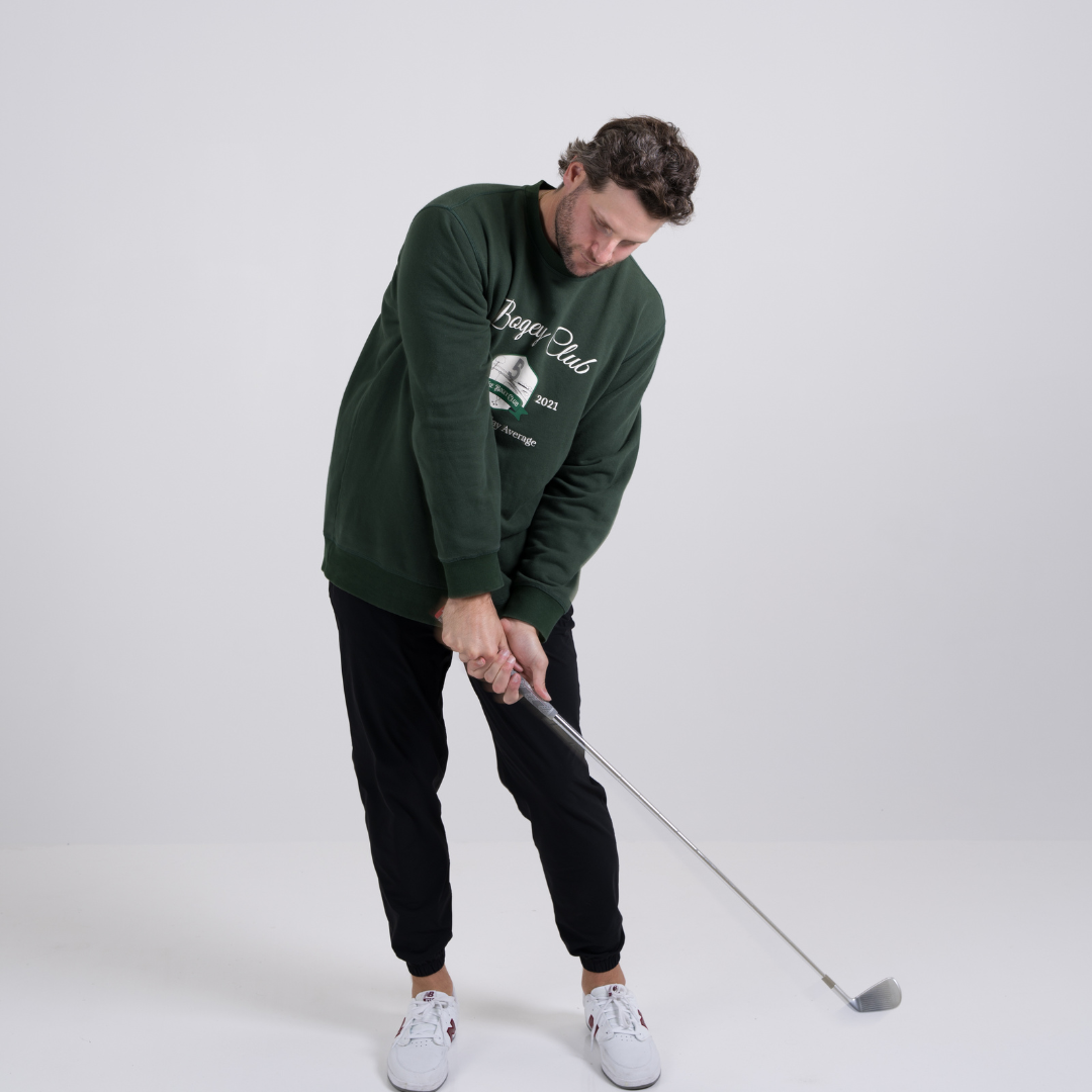 Bogey Green Crewneck