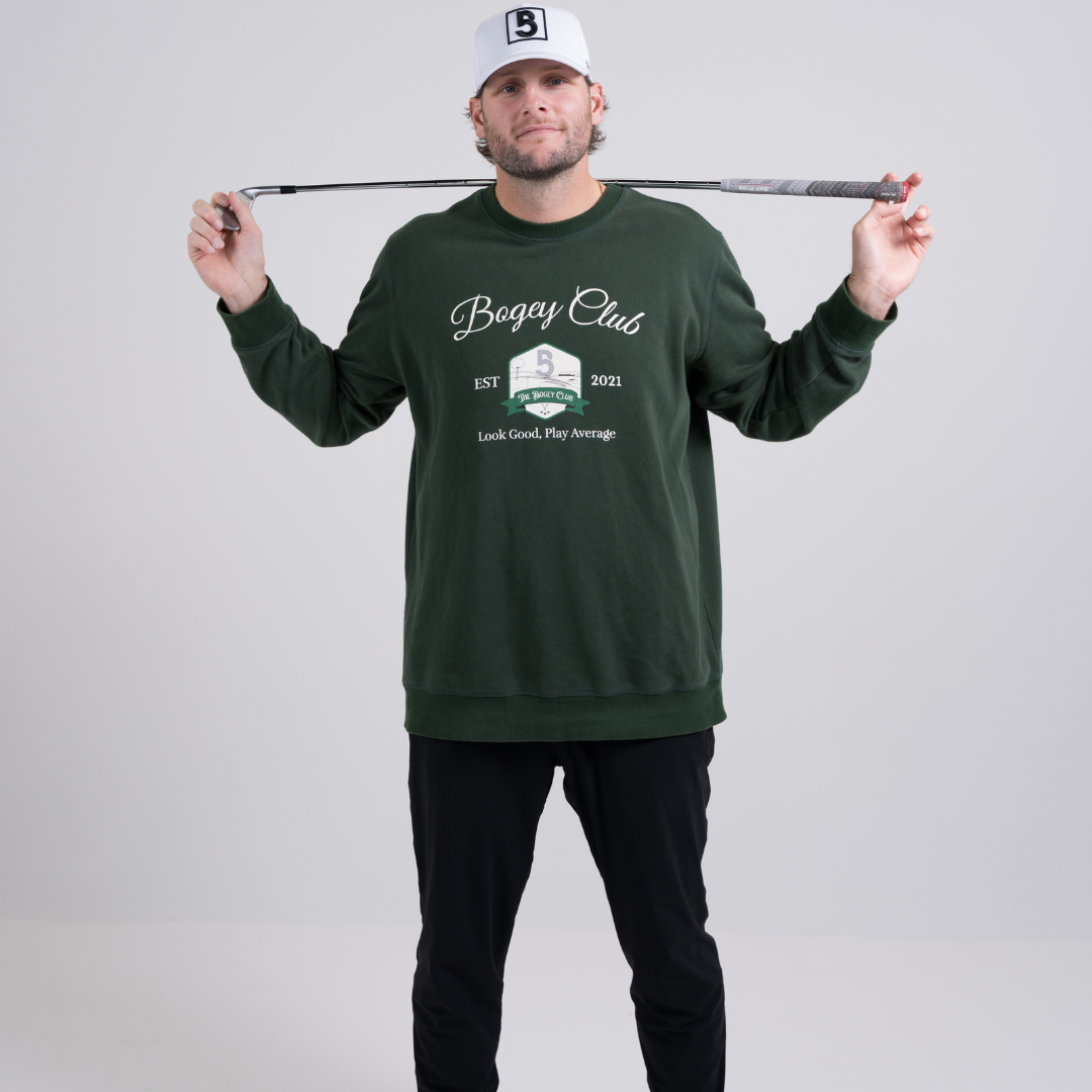 Bogey Green Crewneck